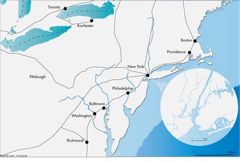 carte megalopolis nord americaine» Info ≡ Voyage - Carte - Plan