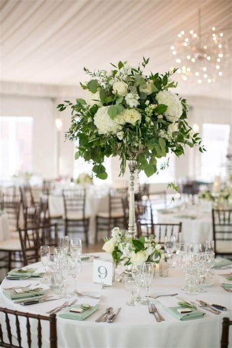 Trending-20 Chic White and Green Wedding Centerpiece Ideas - Oh Best ...