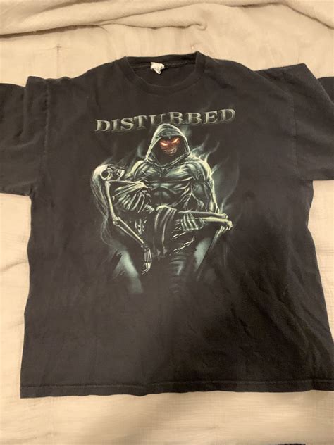 Disturbed 2009 Tour Shirt Large Nu Metal - Gem