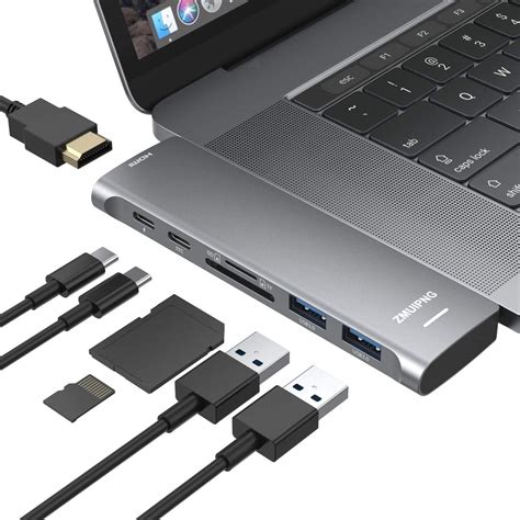 USB C Hub Adapter für MacBook Pro MacBook Air 13 15 16: Amazon.de ...