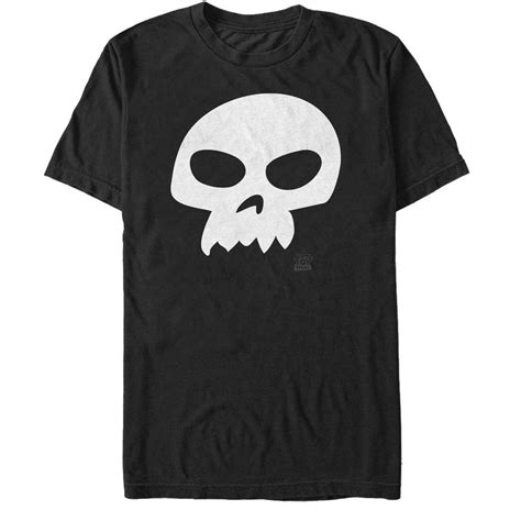 Disney Pixar Toy Story - Men's Toy Story Sid Skull T-Shirt Black ...