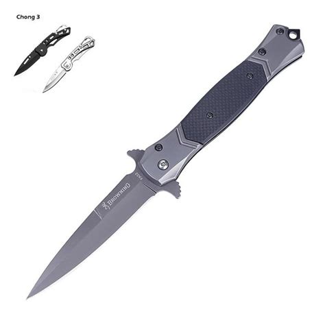 2023 New Brand Pocket Knife 440C Stainless Steel Blade Titanium Coating Outdoor EDC Tactical ...