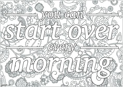 20+ Free Printable Printable Adult Coloring Pages Quotes - EverFreeColoring.com