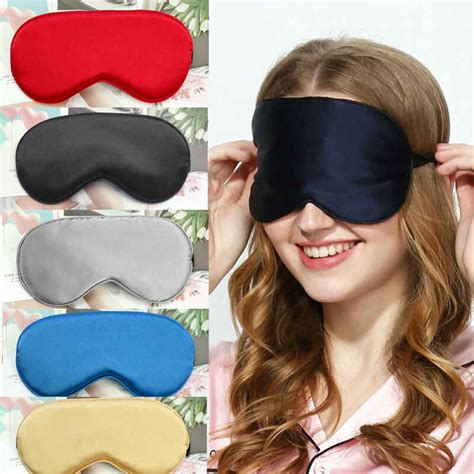 Full Cover Padded Eye Mask-Imitation silk