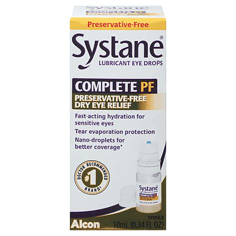 Systane Complete PF Lubricant Eye Drops 0.34 fl oz | Shop | Edwards ...