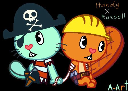 HTF Handy X Russell by HandyxRussell10 on DeviantArt