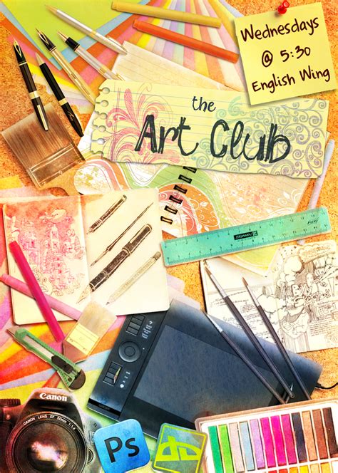 Art Club Poster by vivsters on DeviantArt