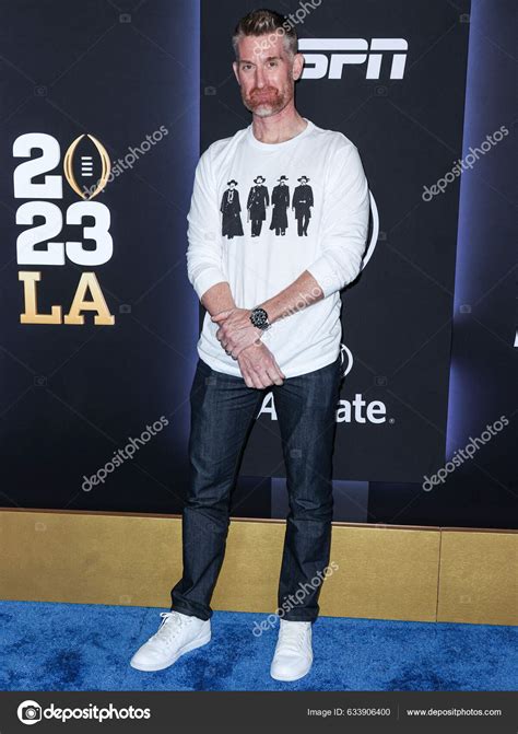 Marty Smith Arrives Espn Cfp's Allstate Party Playoff Event 2023 – Stock Editorial Photo ...