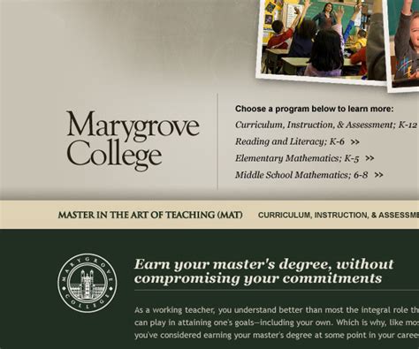 Marygrove College on Behance