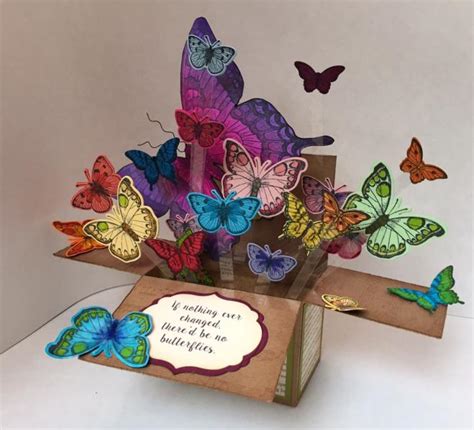 Butterfly Pop Up Box by karjor at Splitcoaststampers