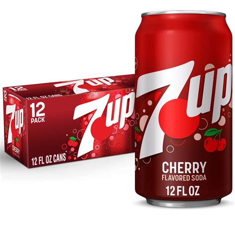 7UP Cherry Soda 12 oz Cans - Shop Soda at H-E-B