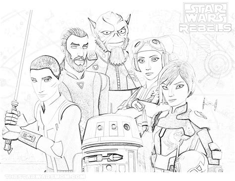 Star Wars Rebels Season 4 Coloring Page - The Star Wars Mom – Parties ...