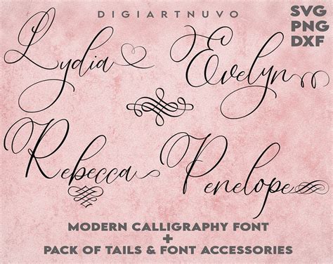 Cursive Font Svg Cricut Font Svg Calligraphy Font Script Etsy Uk | Porn Sex Picture