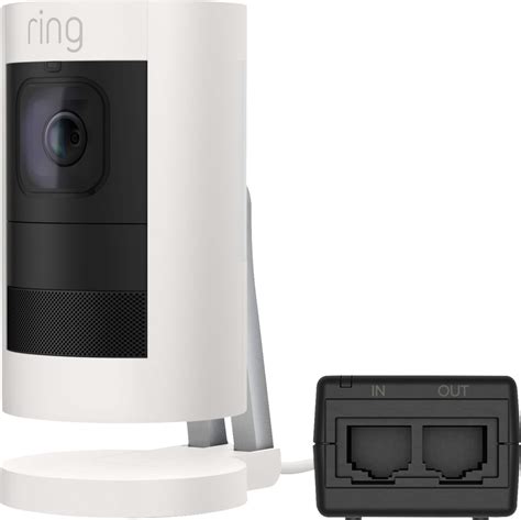 Ring Stick Up Elite Indoor/Outdoor 1080p Wireless/Wired Security Camera White 8SSPE8-WEN0 - Best Buy