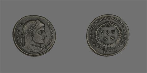 Coin Portraying Emperor Constantine I | The Art Institute of Chicago