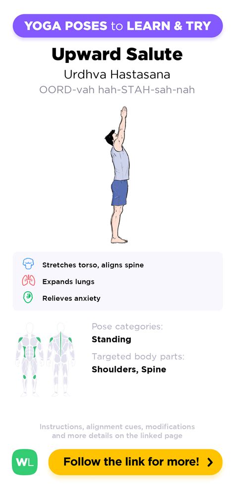 Upward Salute (Urdhva Hastasana) – Yoga Poses Guide by WorkoutLabs