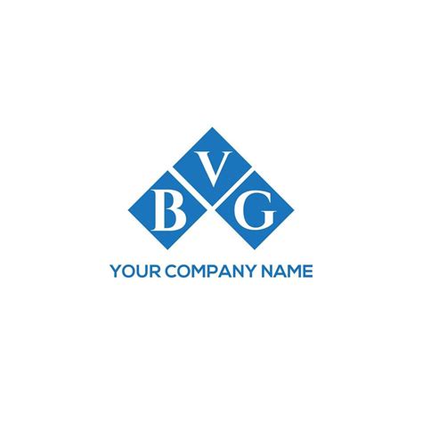 BVG letter logo design on white background. BVG creative initials ...