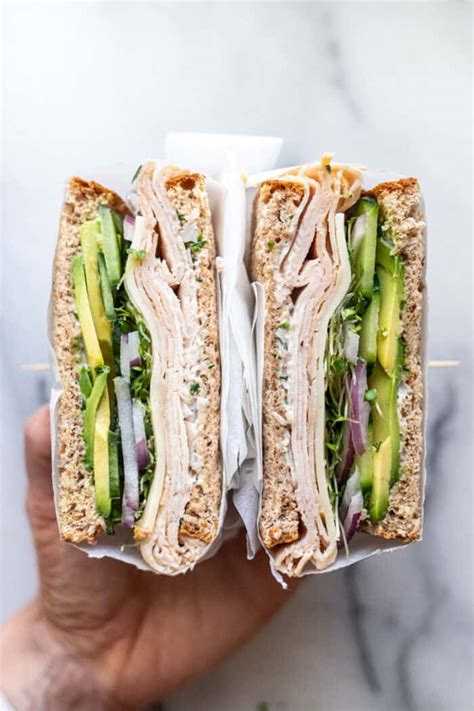 Turkey Avocado Sandwich - Female Foodie