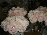 Antique rose bouquets with rhinestones