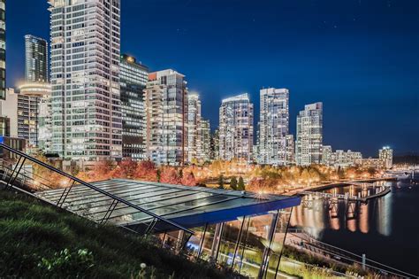 Vancouver Waterfront at Night | Vancouver city, Waterfront, Vancouver