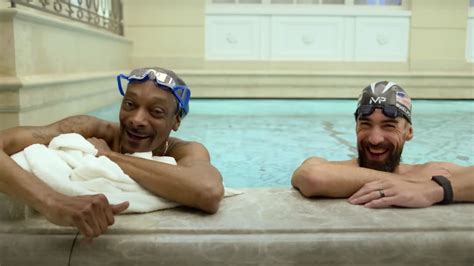 Snoop Dogg Goes Swimming with Michael Phelps at Olympics