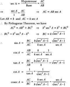 Introduction to Trigonometry Class 10 Extra Questions Maths Chapter 8 ...