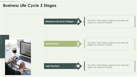 Business Life Cycle 3 Stages In Powerpoint And Google Slides Cpb