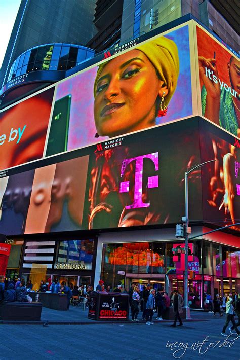 Times Square Billboards & Shops Manhattan New York City NY P00557 DSC ...