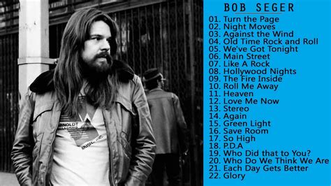 Bob Seger - Greatest Hits (Full Album) | Bob seger greatest hits, Bob seger, Oldies music