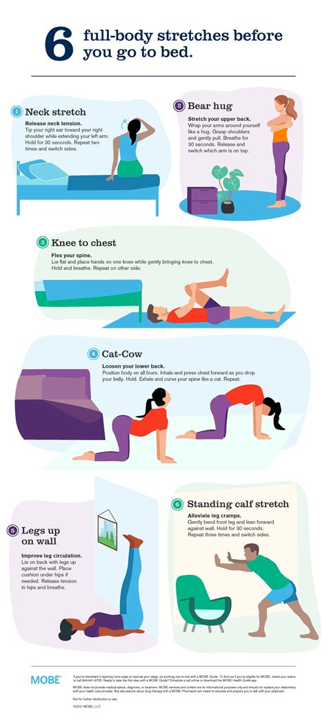 Simple Stretches to Improve Your Sleep | MOBE