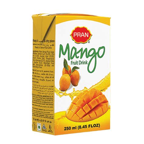 PRAN Mango Fruit Drink Tetra Pack | Pran Foods