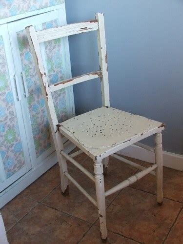 Old Painted Wooden Chair