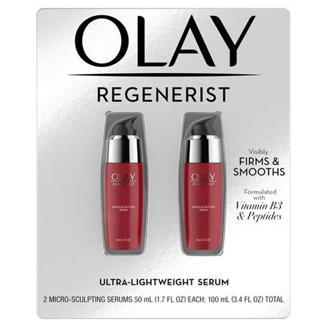 Olay Micro-Sculpting Face Serum (1.7 oz) - Instacart