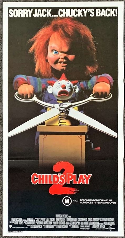 All About Movies - Child's Play 2 Poster Chucky Australian Daybill Movie poster