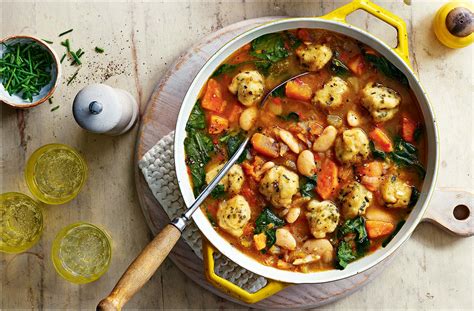 Chunky veg stew with cheesy dumplings | Tesco Real Food