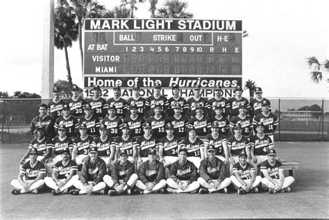 Baseball History – University of Miami Athletics