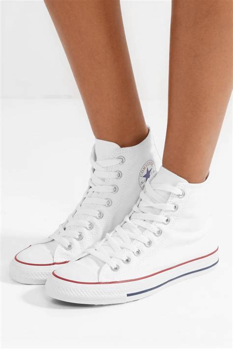 White | Womens Converse Sneakers Chuck Taylor canvas high-top sneakers White ⋆ Tippi Online