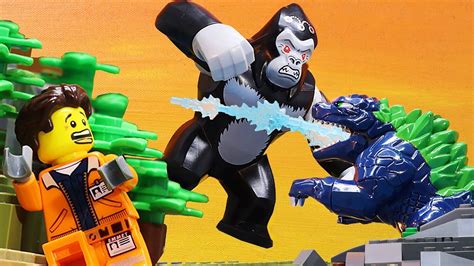 Lego Godzilla VS Kong: Battle Of The Monsters (Lego Stop Motion) | Stop motion, Godzilla vs ...