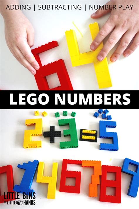 Build LEGO Numbers Math Activity for Kids