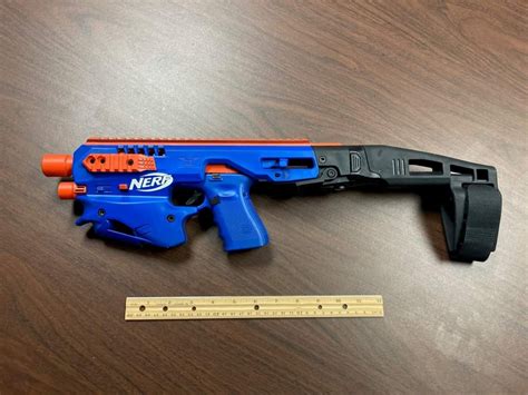 NATIONAL News: Glock 19 Pistol Disguised as Nerf Gun, Seized During Drug Raid - Scioto Post