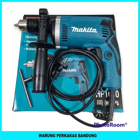 Jual Makita HP 1630 Bor Tangan 16mm 710 Watt Jepang Bor Besi Beton Kayu ...