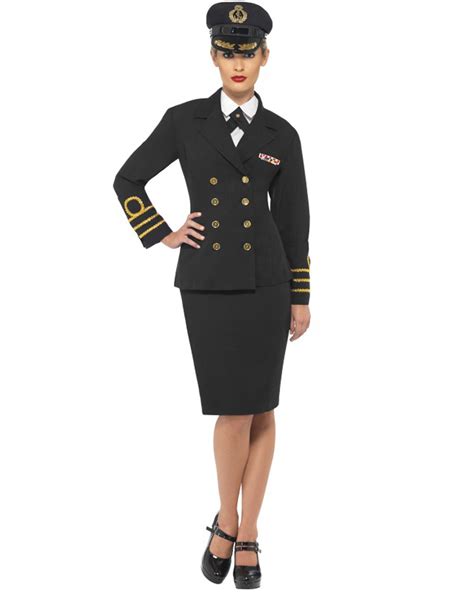 CL450 Navy Officer Pilot Sailor Flight Captain Women Uniform Fancy Dress Costume | eBay