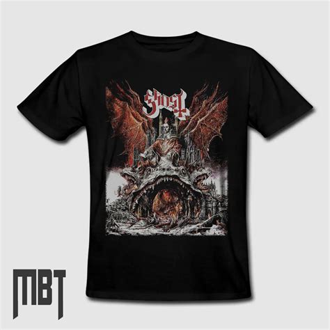 Ghost Band T-Shirt, Ghost Prequelle Cover Tee-Shirt, Hard Rock, Heavy ...