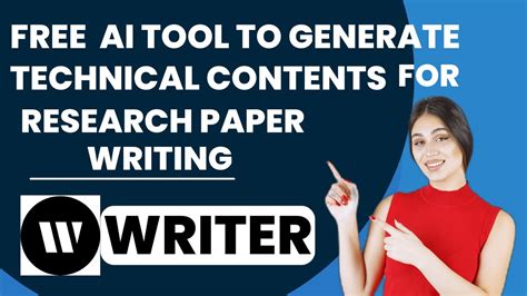 Free AI Tool to generate Technical Content for Research Paper Writing |Writer AI | AI Tutorial ...