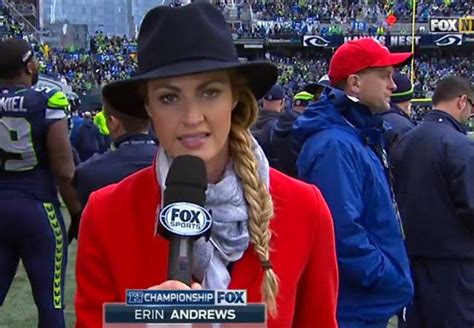 Everyone's Mad At Erin Andrews For Her Russell Wilson Interview