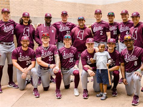 Photos: Mississippi State baseball a hit with young patients ...