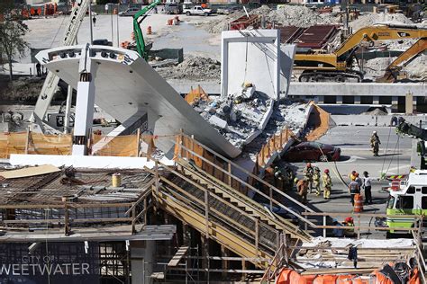 Florida bridge collapse: Design change put project behind schedule ...