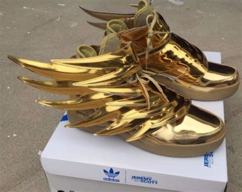 ADIDAS JEREMY SCOTT WINGS 3.0 METALLIC GOLD BATMAN SHOES SZ 4-14 100% ...