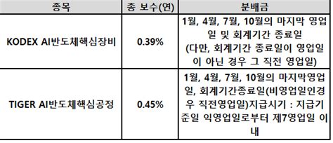 AI반도체에 투자하는 ETF KODEX AI반도체핵심장비 VS TIGER AI반도체핵심공정 비교하기