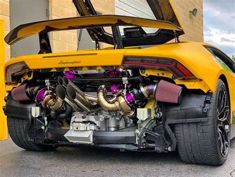 Twin Turbo Lamborghini Huracan with K&N Air Filters